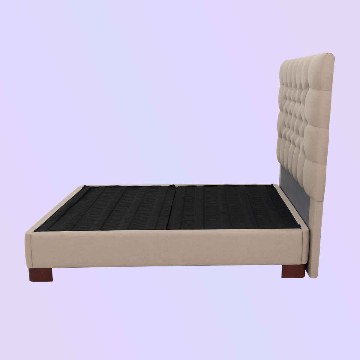 Foto lateral Recámara Glam beige - Selther