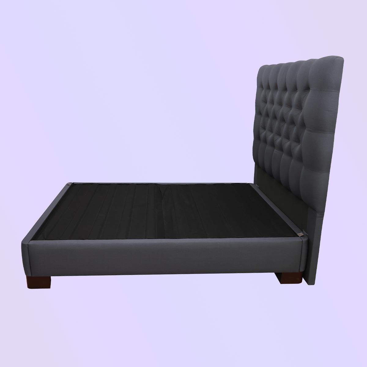 Foto lateral Recámara Glam gris - Selther