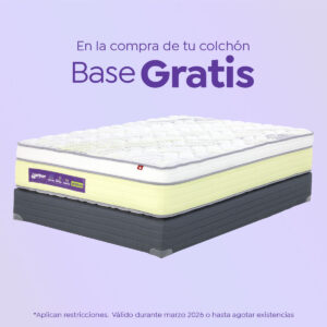 Colchón Medium + Base Gratis
